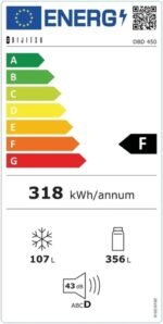 Dijitsu DBD300 294 L Kombi Tipi Buzdolabı - Görsel 2