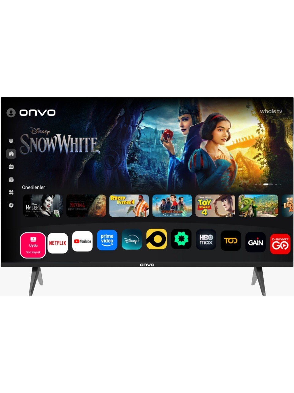 IMG-1616457825613448454 Onvo 43VQ80F2FA 43" 109 Ekran Uydu Alıcılı FHD WhaleOS QLED TV - Görsel 1