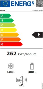 Bosch KGN56LBE0N 508 LT No-Frost Kombi Tipi Buzdolabı - Görsel 3