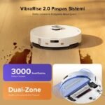 Roborock S8 Pro Plus Akıllı Robot Süpürge - Beyaz - Görsel 5