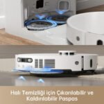 Dreame X40 Ultra Robot Süpürge - Beyaz - Görsel 4