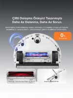 Roborock Q8 Max Pro Akıllı Robot Süpürge Beyaz - Görsel 5